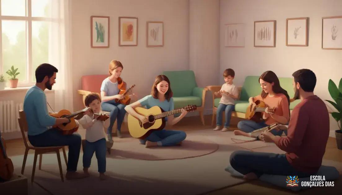 Depoimentos de famílias e resultados observados com a musicoterapia Depoimentos de famílias e resultados observados com a musicoterapia