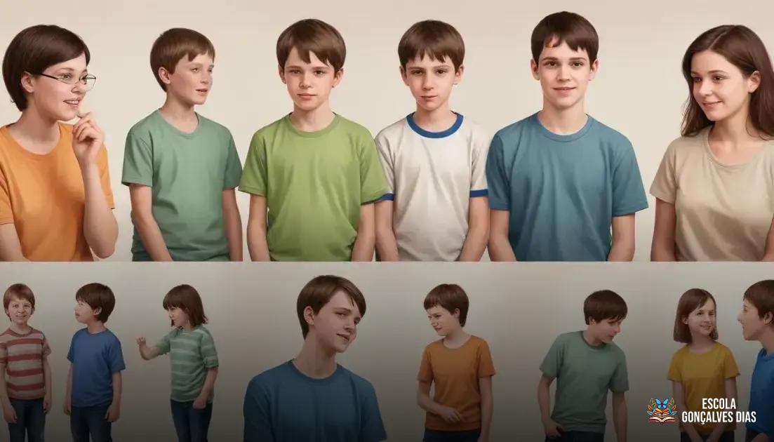 Mudanças nos desafios sociais, emocionais e comportamentais com a idade Mudanças nos desafios sociais, emocionais e comportamentais com a idade