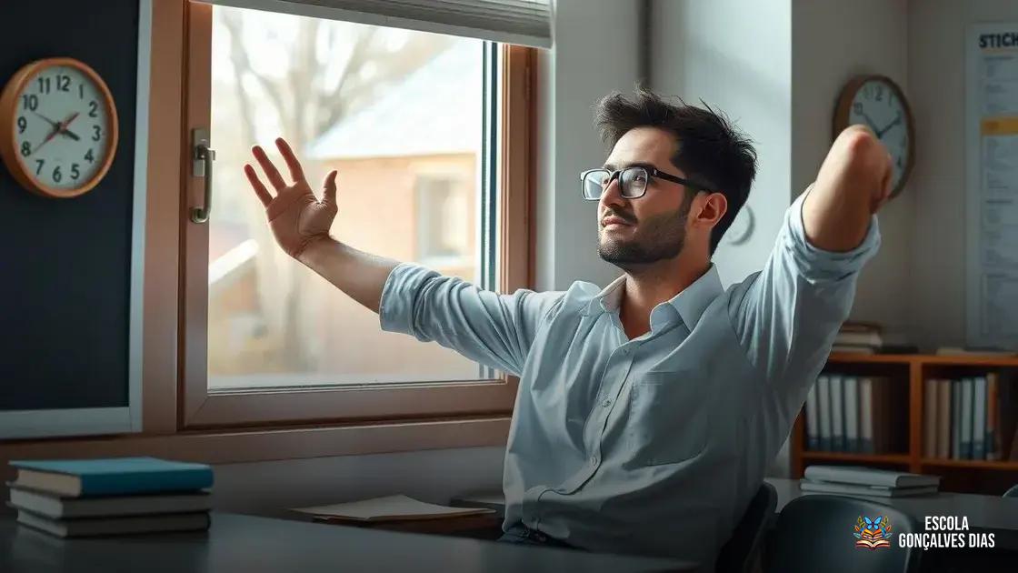  A importância das pausas e da gestão da energia no cotidiano do educador