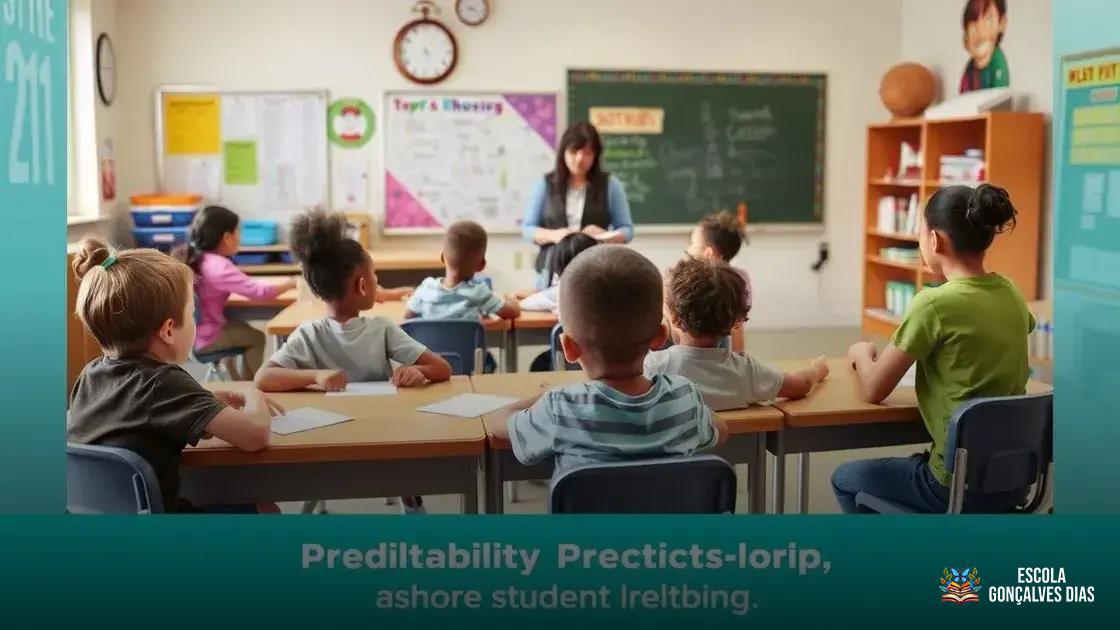 A importância das rotinas e da previsibilidade para o bem-estar dos alunos A importância das rotinas e da previsibilidade para o bem-estar dos alunos