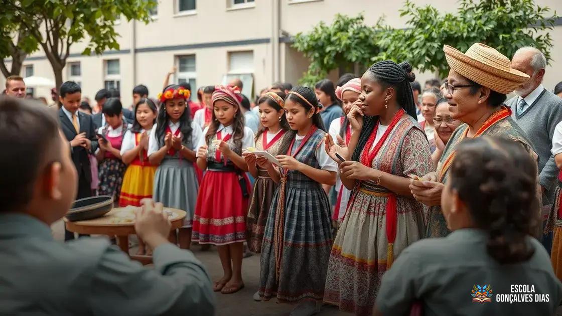 A relação entre festas escolares e identidade local A relação entre festas escolares e identidade local