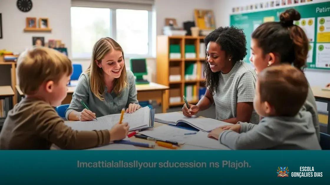 Acompanhamento e revisão contínua do plano de ensino individualizado Acompanhamento e revisão contínua do plano de ensino individualizado