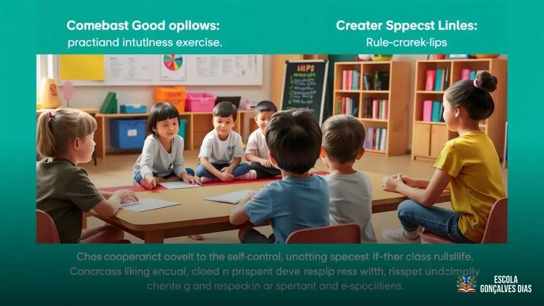  Atividades que promovem o autocontrole, a responsabilidade e o respeito mútuo