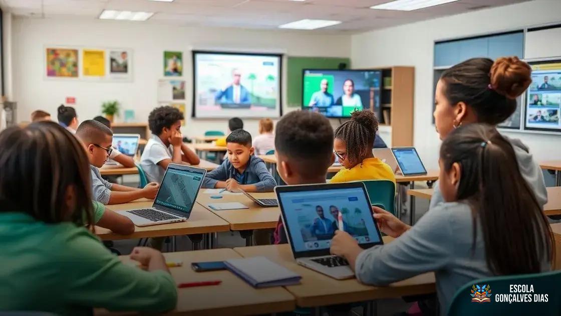 Benefícios do modelo híbrido para alunos e professores Benefícios do modelo híbrido para alunos e professores