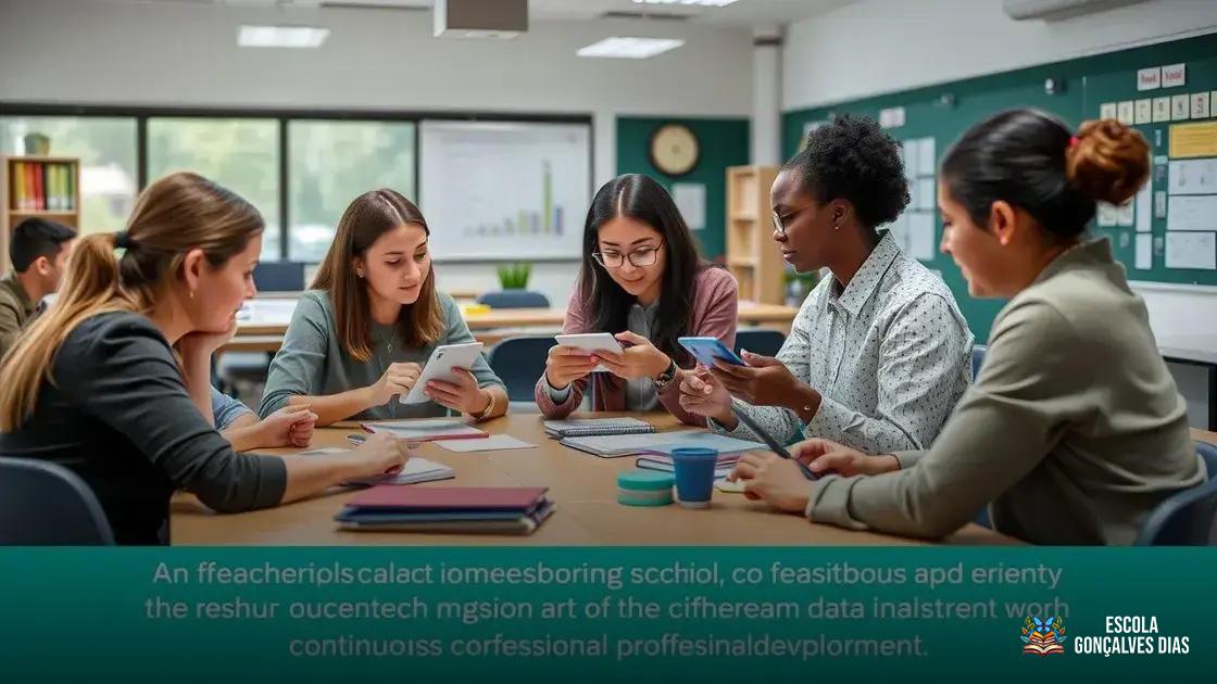 Boas práticas de escolas que usam feedbacks para fortalecer a formação continuada Boas práticas de escolas que usam feedbacks para fortalecer a formação continuada