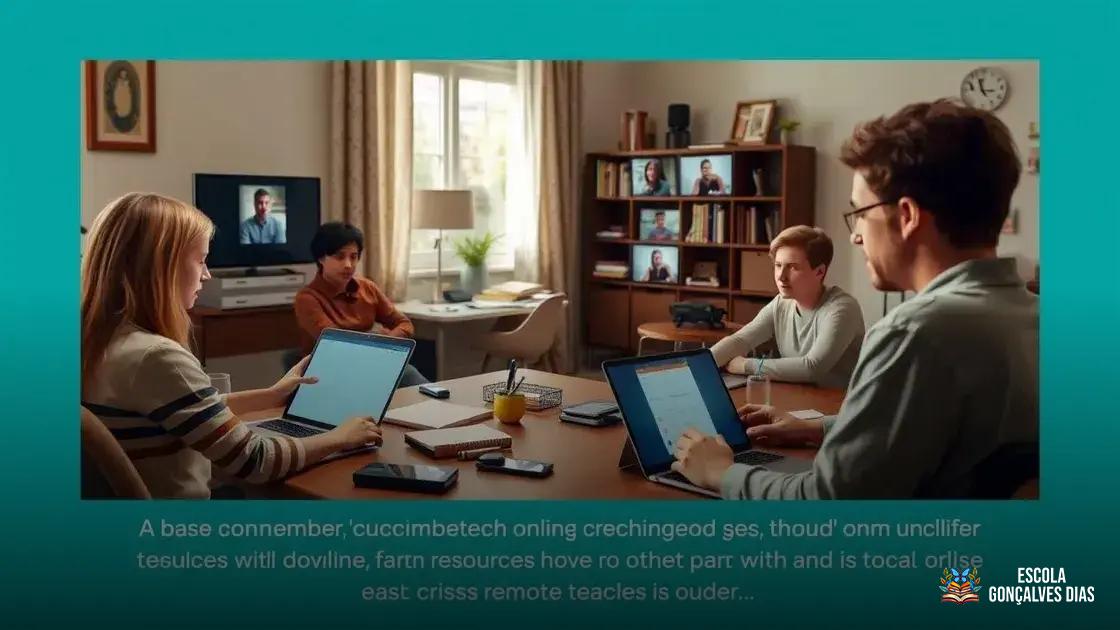 Características principais do ensino remoto improvisado durante crises Características principais do ensino remoto improvisado durante crises