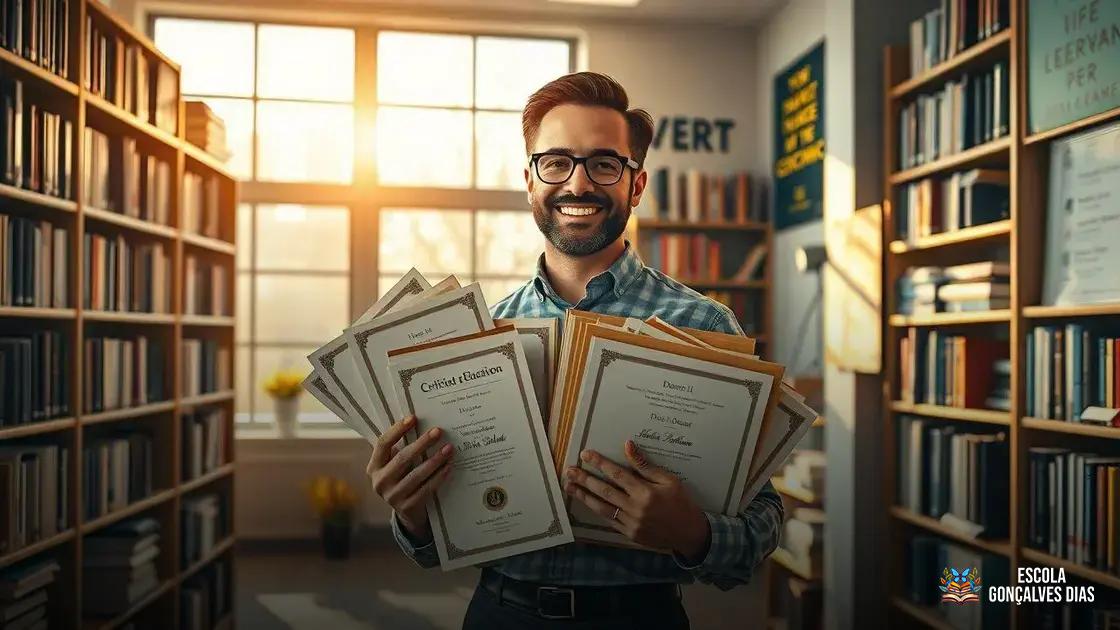 Certificações que agregam valor ao currículo do educador Certificações que agregam valor ao currículo do educador