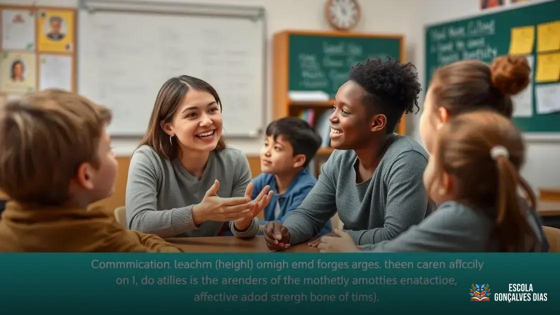 Como a comunicação afetiva fortalece os vínculos com os estudantes Como a comunicação afetiva fortalece os vínculos com os estudantes