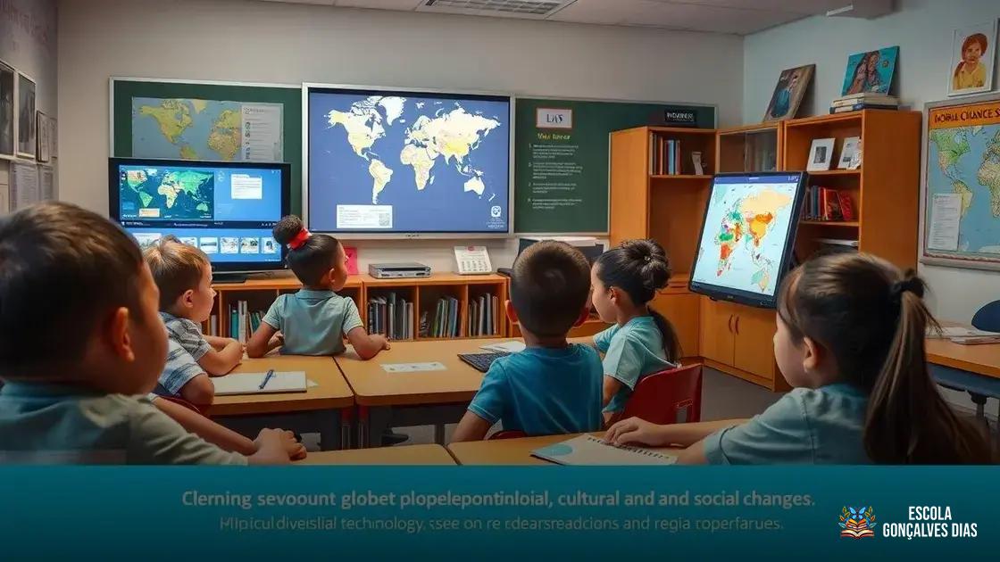  Como abordar as transformações econômicas, culturais e sociais do mundo globalizado