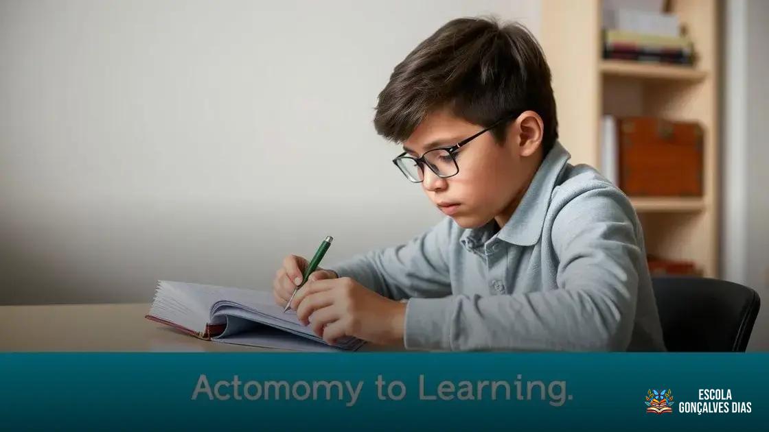  Como incentivar a autonomia e a responsabilidade nos estudos