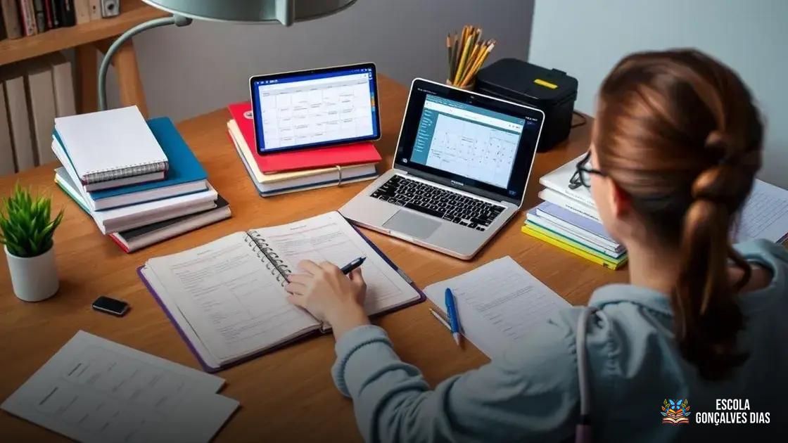  Como montar um plano de estudos para vestibular