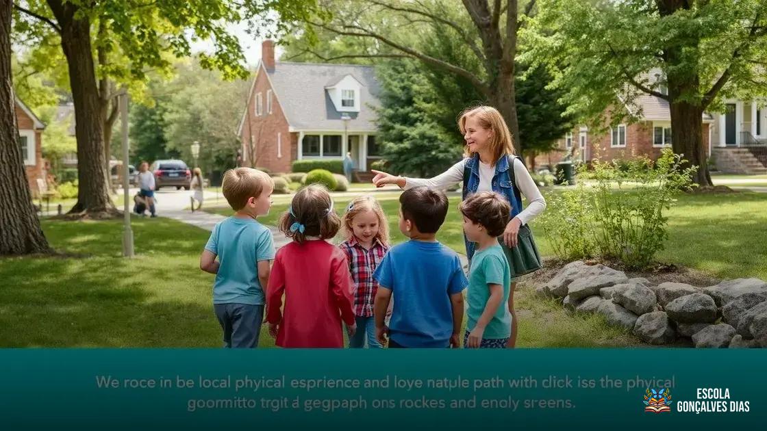 Como relacionar a geografia física ao cotidiano das crianças Como relacionar a geografia física ao cotidiano das crianças