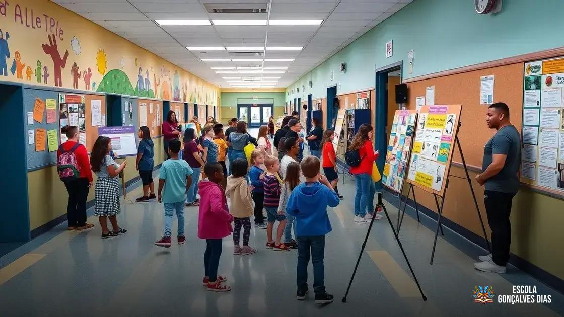 Como tornar os projetos visíveis: exposições, apresentações e murais Como tornar os projetos visíveis: exposições, apresentações e murais