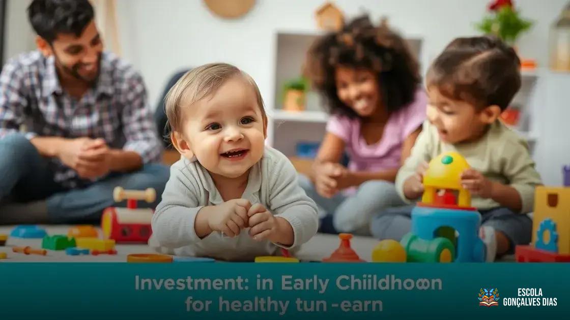 Conclusão: Investindo nos Primeiros Anos para um Futuro de Aprendizagem Saudável Conclusão: Investindo nos Primeiros Anos para um Futuro de Aprendizagem Saudável
