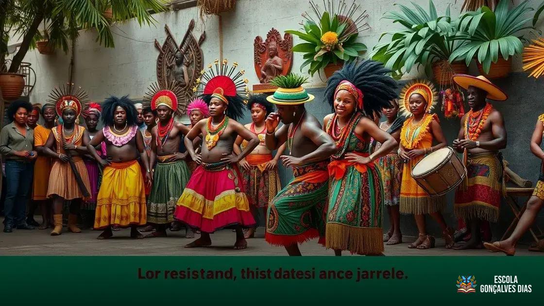Cultura afro-brasileira: resistência, ancestralidade e contribuições sociais Cultura afro-brasileira: resistência, ancestralidade e contribuições sociais