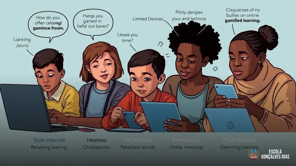  Desafios tecnológicos e de acesso enfrentados por professores e alunos