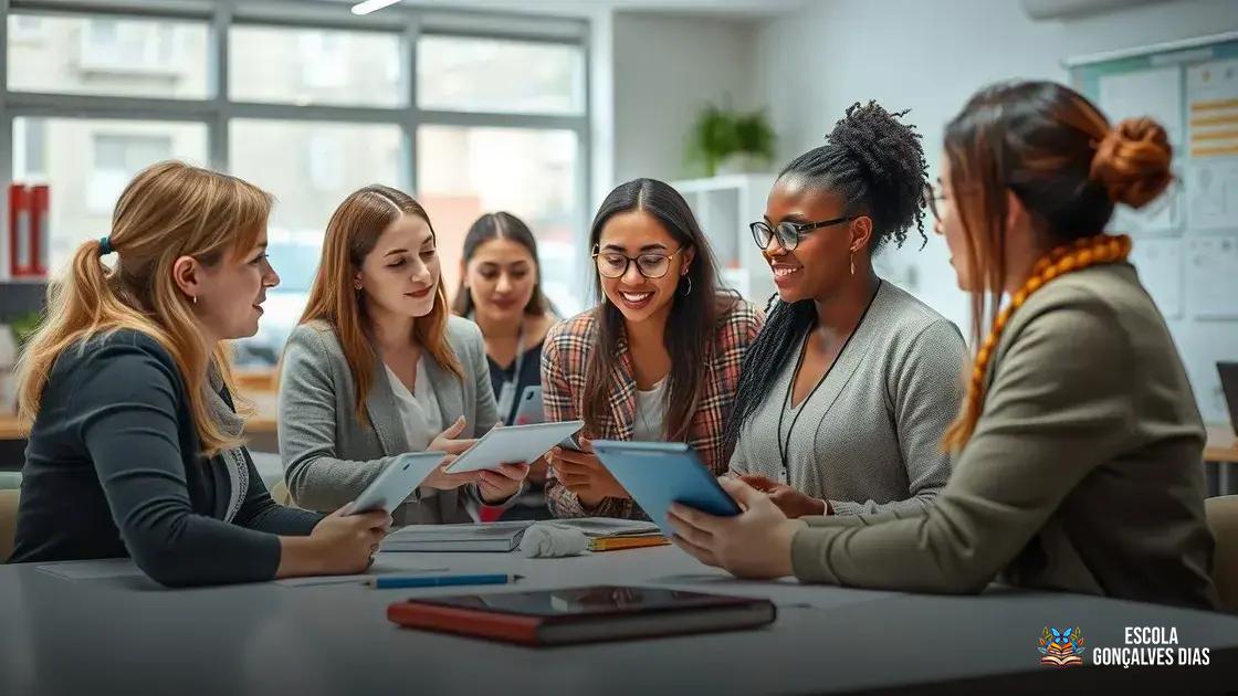 Dicas para formação contínua e troca de experiências entre professores Dicas para formação contínua e troca de experiências entre professores