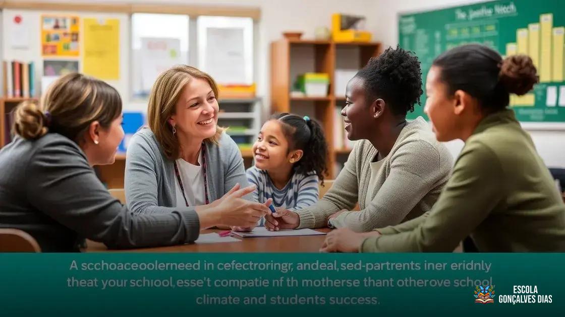 Dicas para fortalecer a parceria com as famílias e melhorar o clima escolar Dicas para fortalecer a parceria com as famílias e melhorar o clima escolar