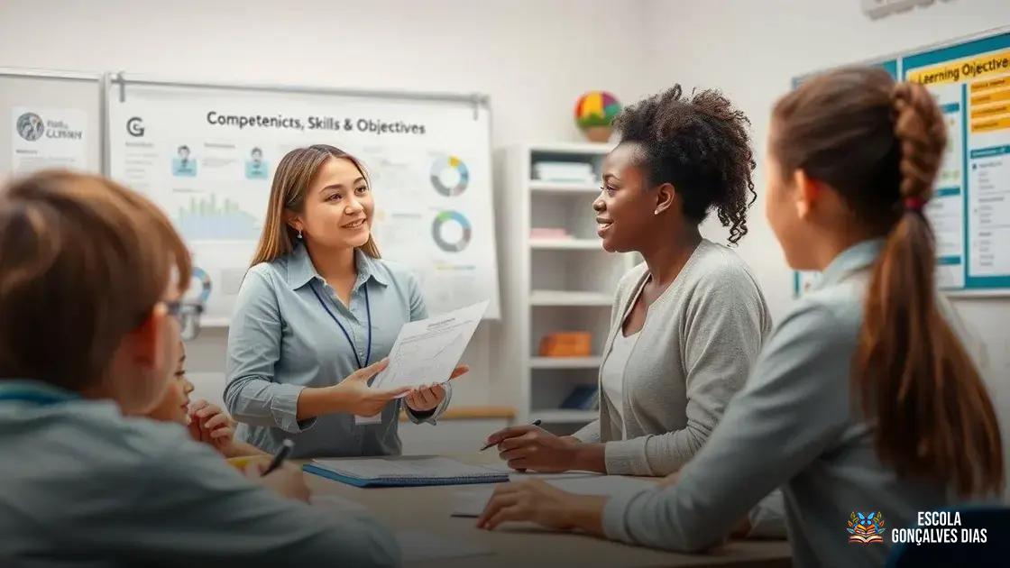 Diferença entre competências, habilidades e objetivos de aprendizagem Diferença entre competências, habilidades e objetivos de aprendizagem