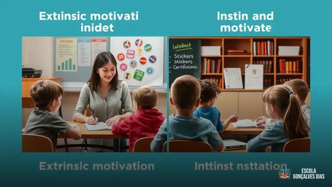 Diferença entre motivação extrínseca e intrínseca no contexto educacional Diferença entre motivação extrínseca e intrínseca no contexto educacional