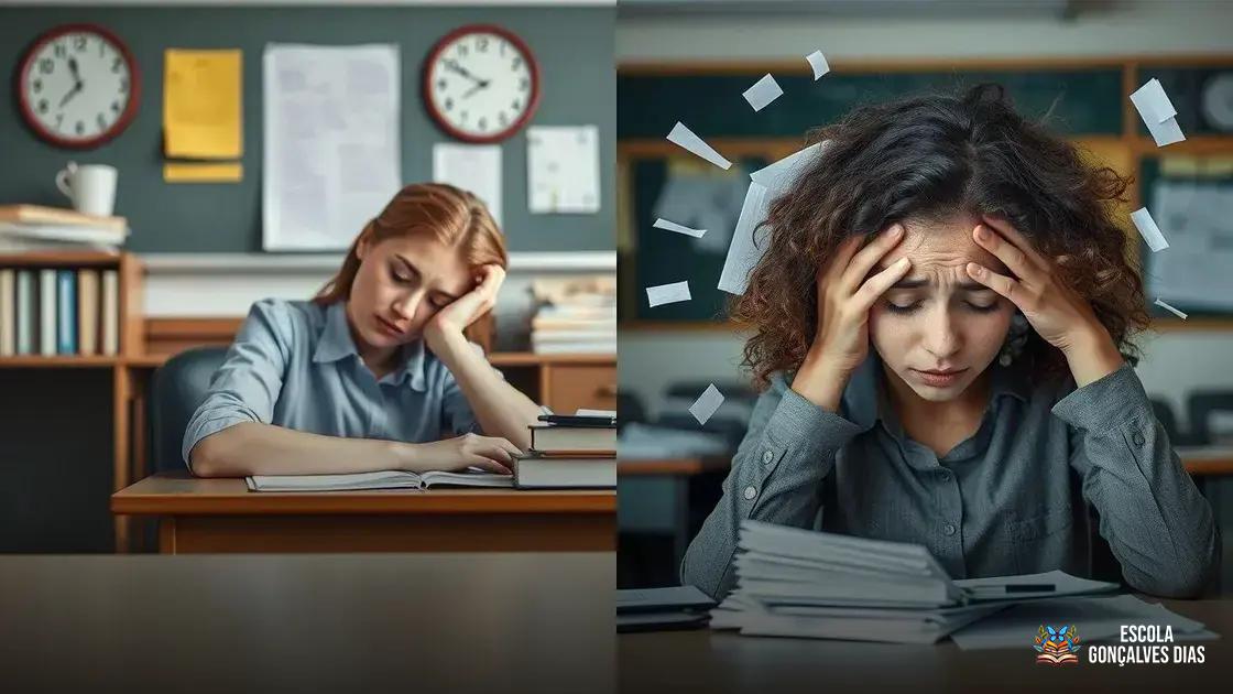 Diferenças entre cansaço comum e burnout no ambiente escolar