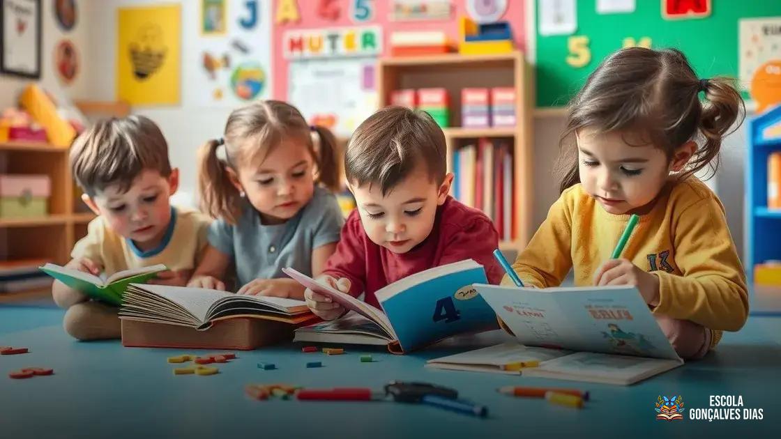  Diferenças entre crianças de 4, 5 e 6 anos no processo de leitura e escrita