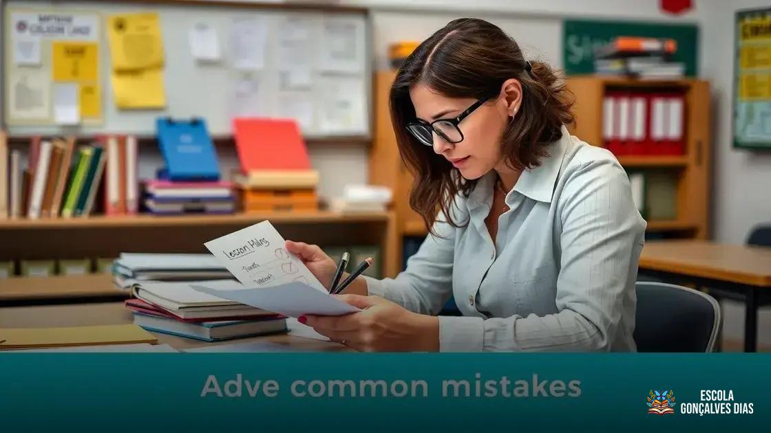 Erros Comuns no Planejamento de Aulas e Como Evitá-los