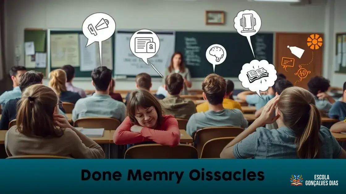 Erros Comuns que Prejudicam a Memória na Sala de Aula Erros Comuns que Prejudicam a Memória na Sala de Aula