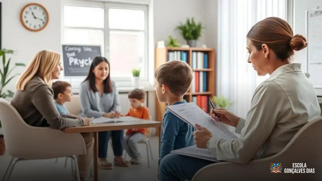 Etapas da avaliação psicopedagógica: entrevista, observação e testes específicos Etapas da avaliação psicopedagógica: entrevista, observação e testes específicos