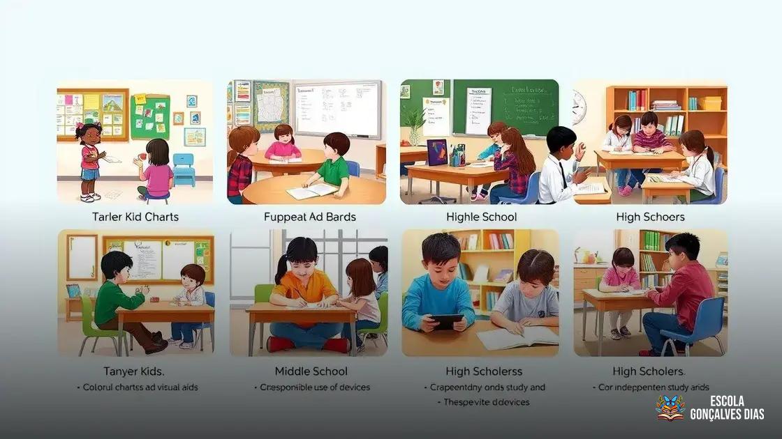 Exemplos práticos de regras e rotinas adaptadas a diferentes faixas etárias Exemplos práticos de regras e rotinas adaptadas a diferentes faixas etárias