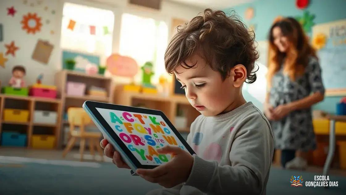  Ferramentas para apoio à alfabetização e desenvolvimento da linguagem