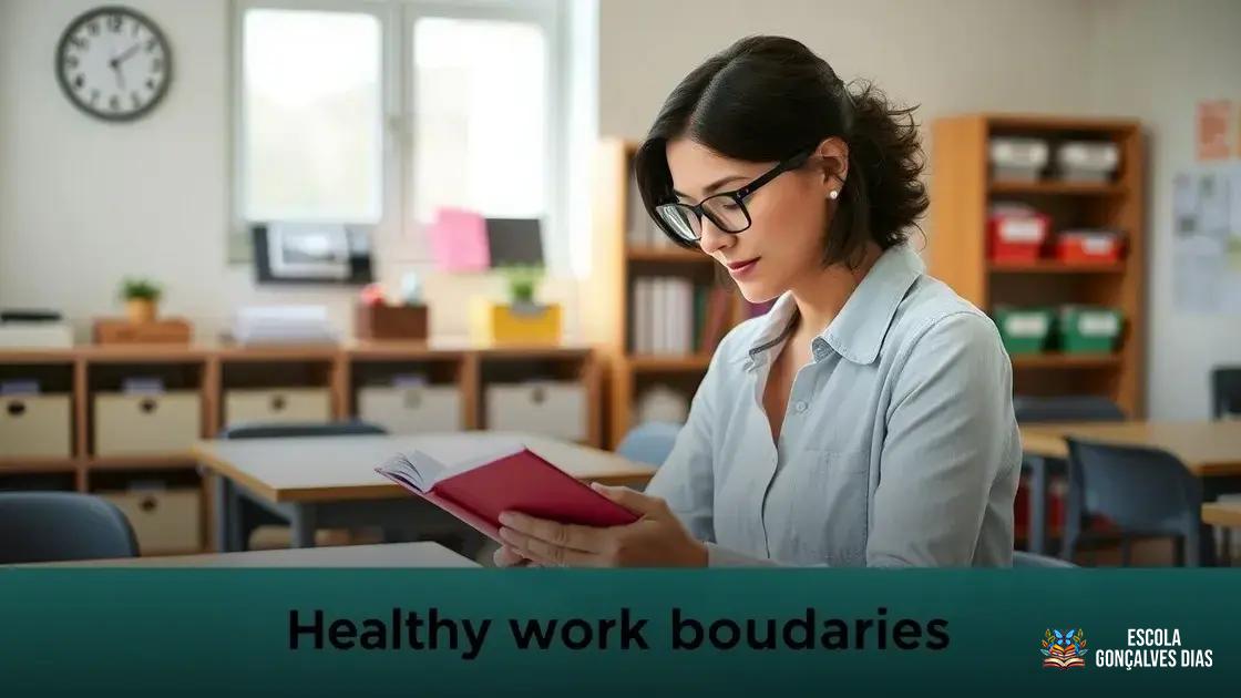 Gestão do Tempo e Limites Saudáveis no Trabalho Escolar Gestão do Tempo e Limites Saudáveis no Trabalho Escolar