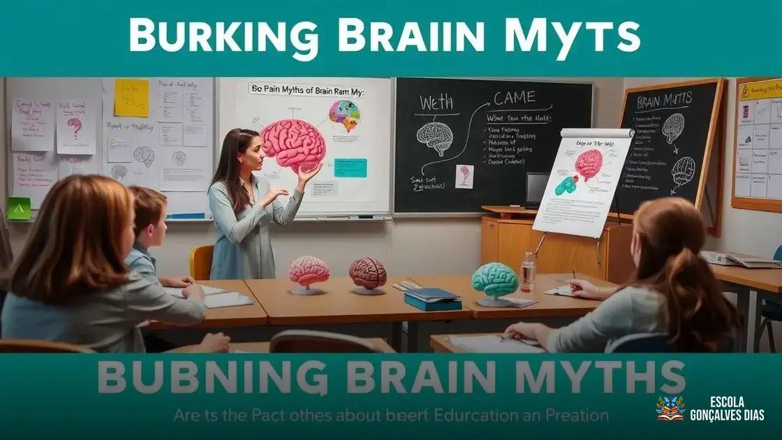 Mitos e Verdades sobre o Uso do Cérebro na Educação Mitos e Verdades sobre o Uso do Cérebro na Educação