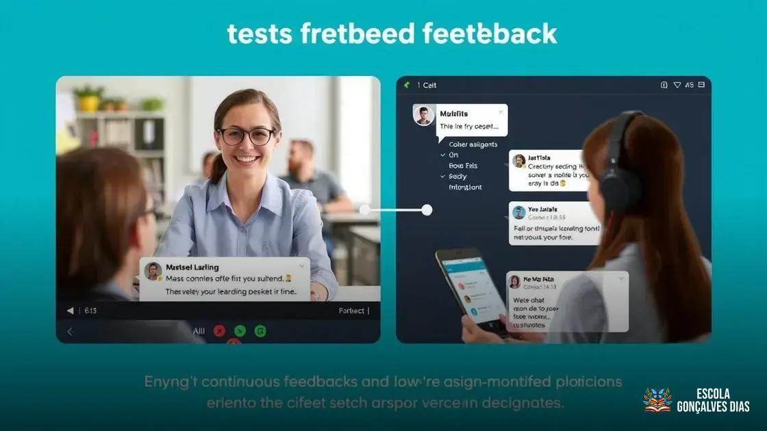 O papel do feedback contínuo no processo avaliativo a distância