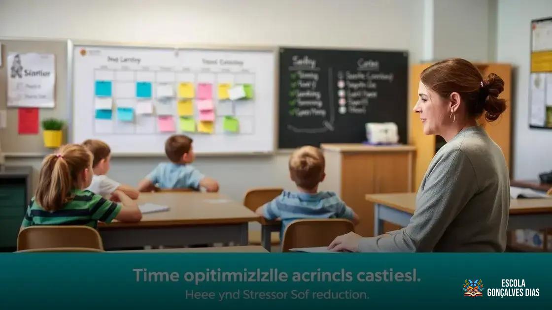 Organização da rotina escolar para otimizar o tempo e reduzir o estresse Organização da rotina escolar para otimizar o tempo e reduzir o estresse