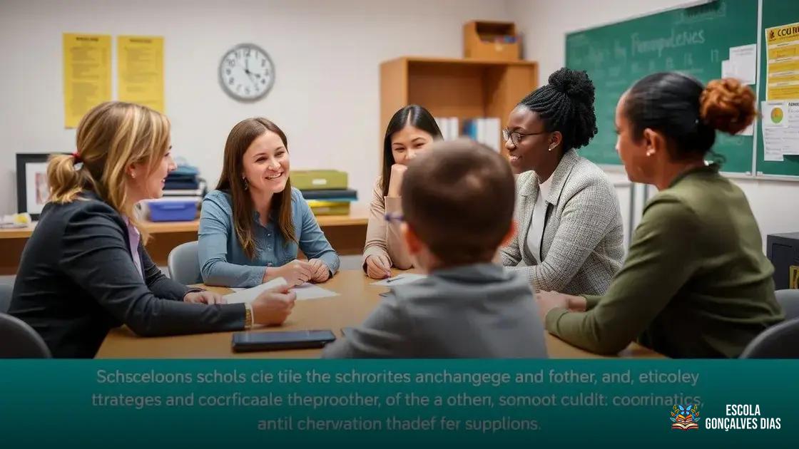  Parceria com Professores e Coordenação para Melhorar o Processo Educativo