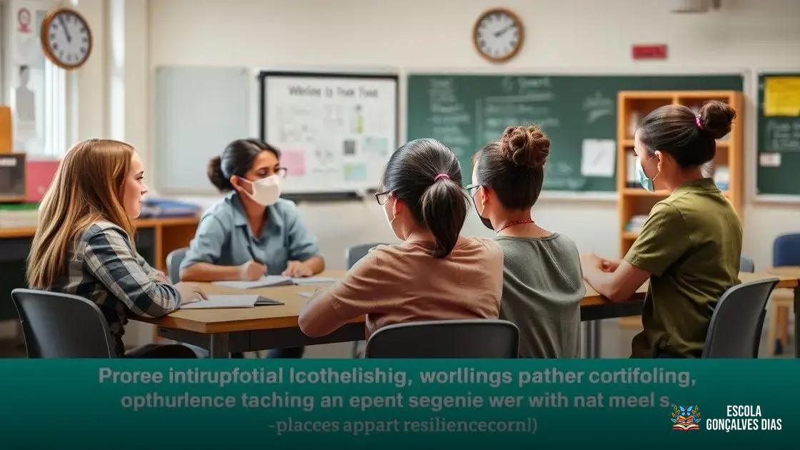 Políticas institucionais que valorizam e sustentam a resiliência docente Políticas institucionais que valorizam e sustentam a resiliência docente