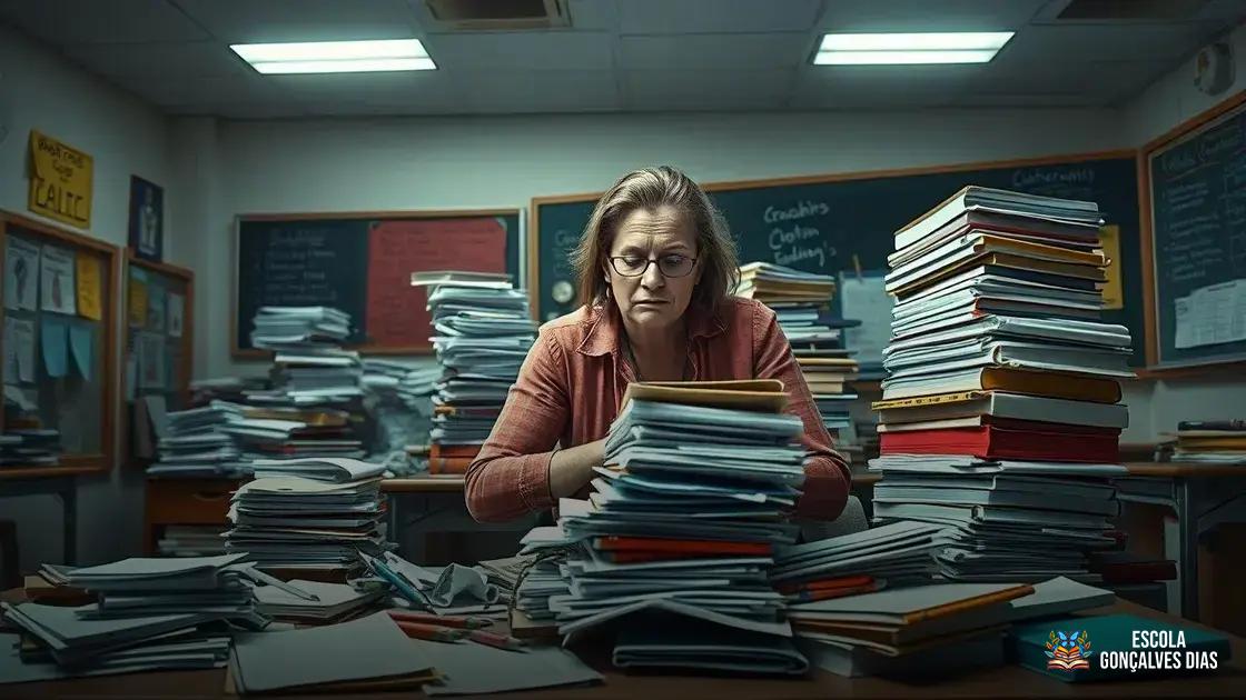  Principais causas do esgotamento profissional na docência