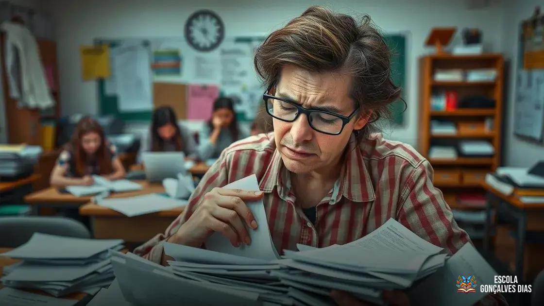 Principais desafios que afetam o bem-estar docente na rotina escolar Principais desafios que afetam o bem-estar docente na rotina escolar