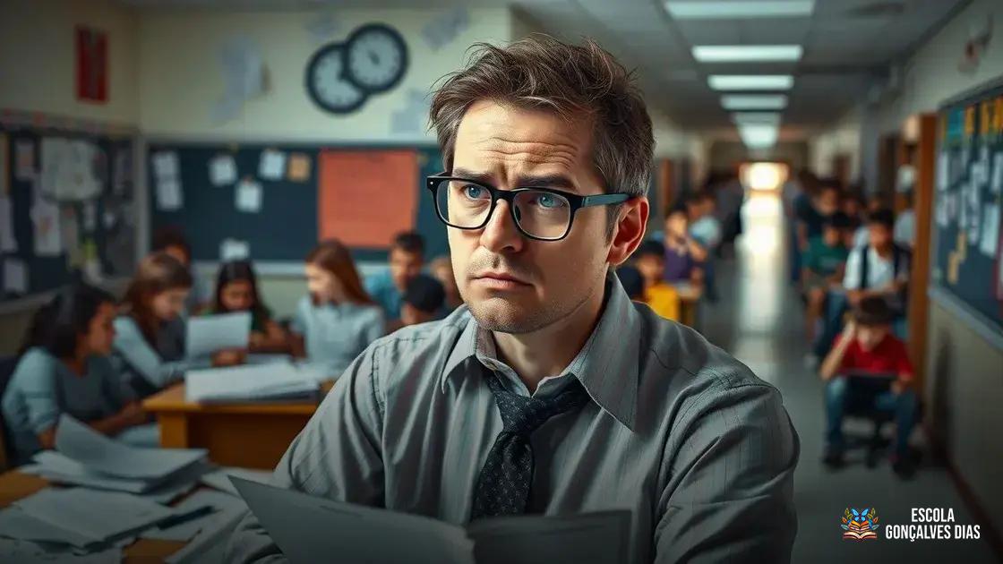 Principais fontes de pressão e estresse enfrentadas pelos professores Principais fontes de pressão e estresse enfrentadas pelos professores