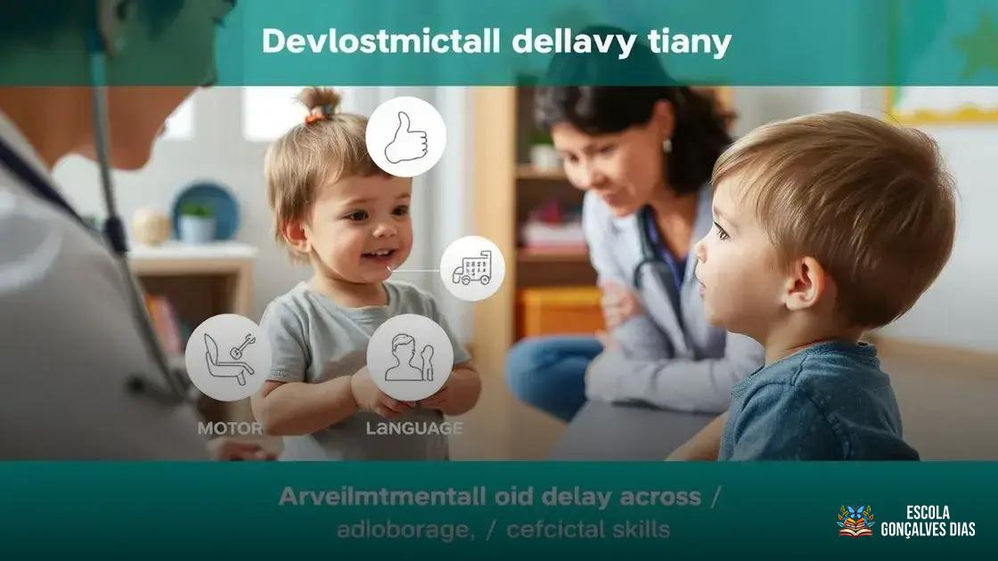 Principais sinais de atraso no desenvolvimento Principais sinais de atraso no desenvolvimento