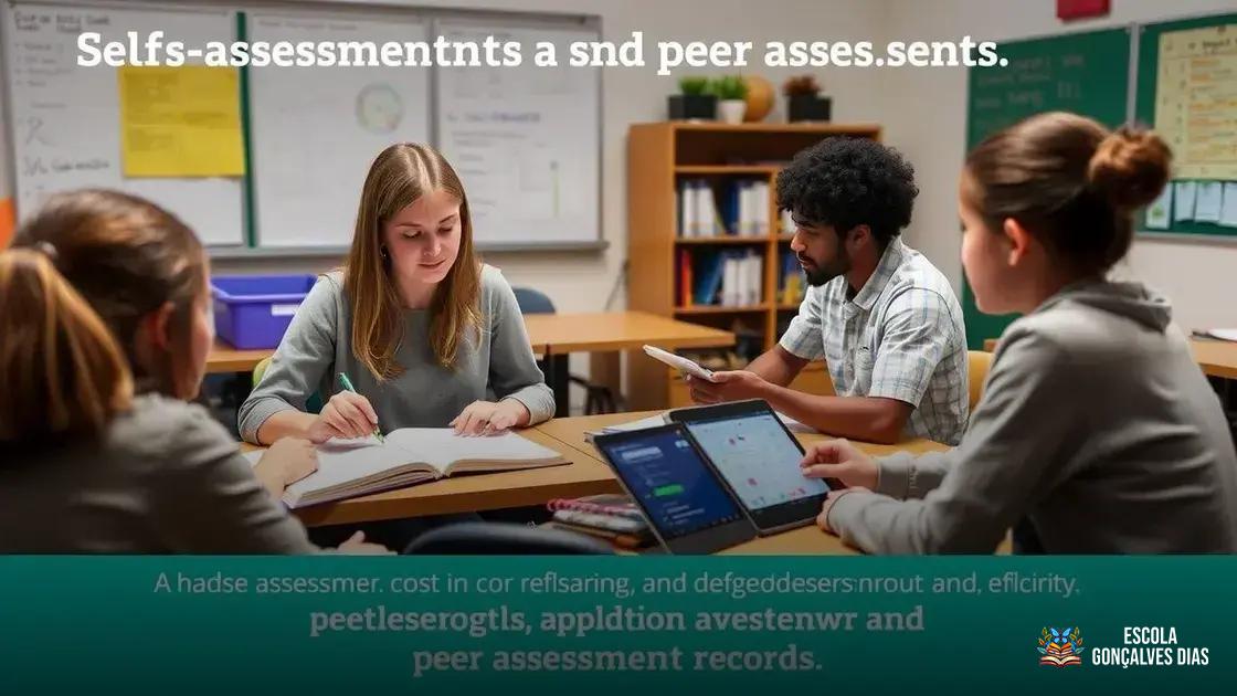 Registro e uso pedagógico dos dados obtidos nas autoavaliações e coavaliações Registro e uso pedagógico dos dados obtidos nas autoavaliações e coavaliações