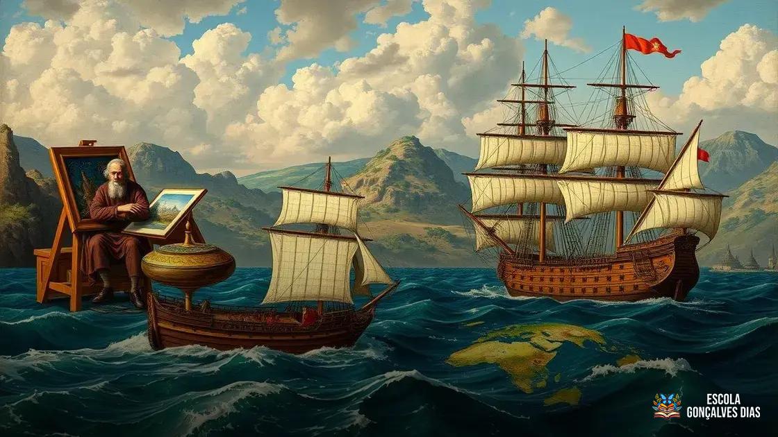 Renascimento e grandes navegações: mudanças culturais e expansão territorial Renascimento e grandes navegações: mudanças culturais e expansão territorial