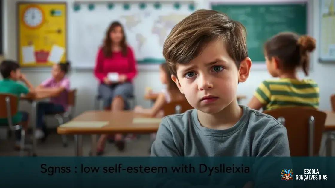 Sinais de baixa autoestima em crianças e adolescentes com dislexia Sinais de baixa autoestima em crianças e adolescentes com dislexia