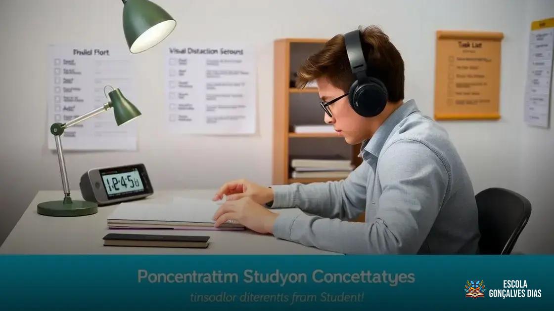 Técnicas para melhorar a concentração e reduzir distrações Técnicas para melhorar a concentração e reduzir distrações