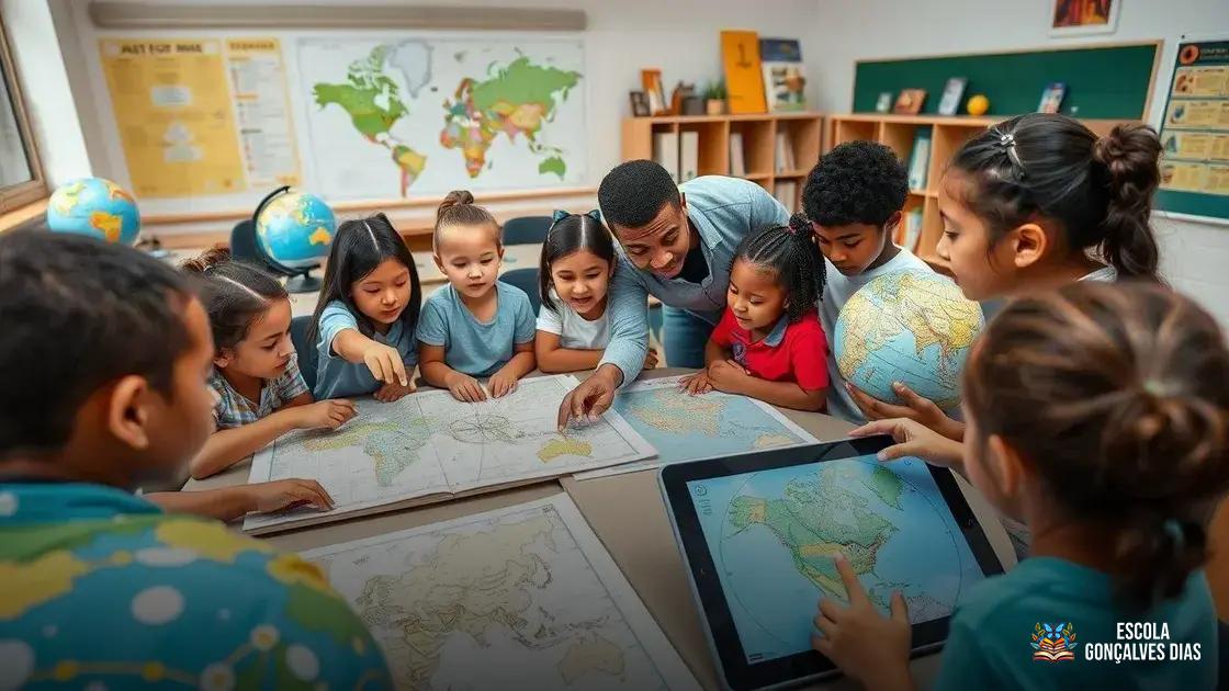  Trabalhando pontos cardeais e coordenadas geográficas com os alunos