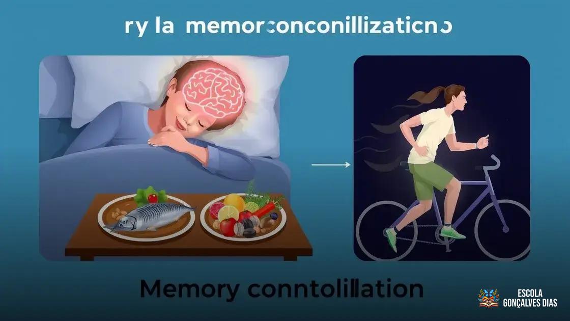 A influência do sono, da alimentação e do exercício físico na consolidação da memória A influência do sono, da alimentação e do exercício físico na consolidação da memória