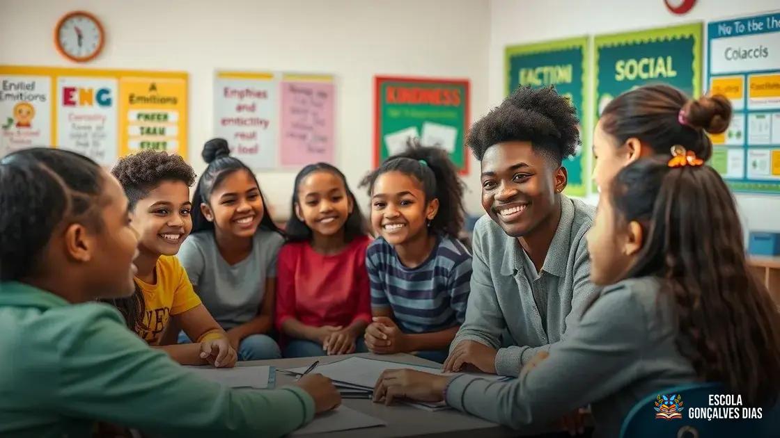  Apoio ao desenvolvimento emocional e social dos alunos