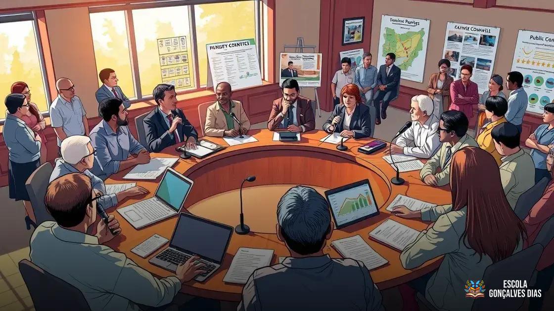  Conselhos, comissões e audiências públicas na Câmara