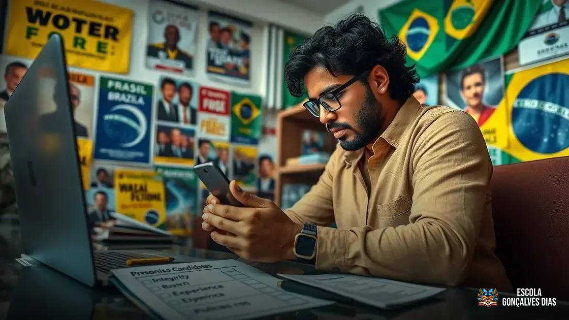 Dicas para votar com consciência e escolher bons candidatos Dicas para votar com consciência e escolher bons candidatos